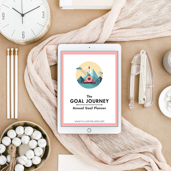 The Goal Journey Annual Goal Planner: printable *digital product*