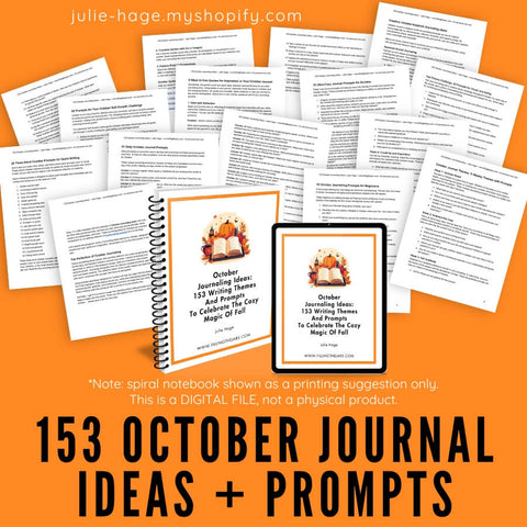 153 October Journaling Ideas: *digital product*