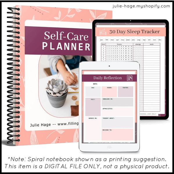 Self-Care Planner: printable *digital product*