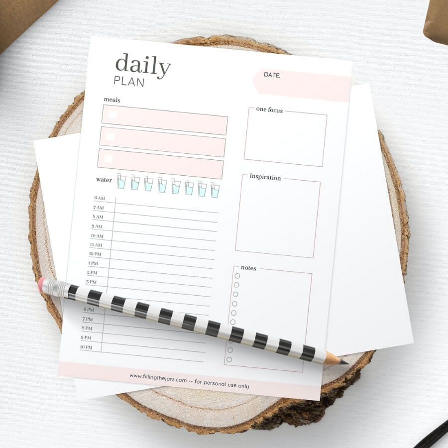 Daily Weekly Monthly Planning Printable 3-Page Set - Monday Start ...