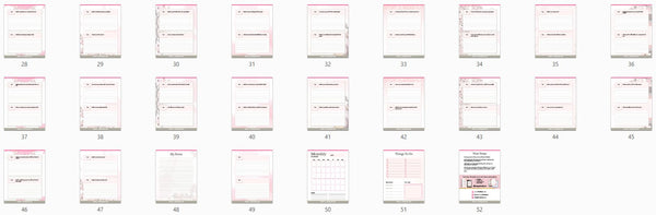 Spring Journal with 90 prompts: printable *digital product*